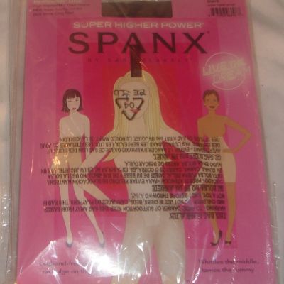 SPANX SUPER HIGHER POWER MID THIGH SHAPER BLACK SIZE B NEW IN PACKAGE