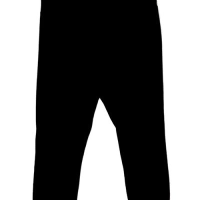 Great Expectations Maternity Seamless Belly Tights Full Length Footless Blk  L