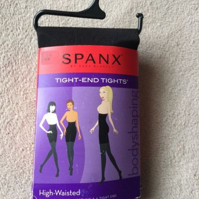 SPANX size C  Black High Waisted Body Shaping Tights  Style 167 NWT