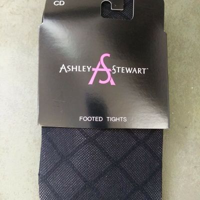 Ashley Stewart Footed Tights - Black - Size CD - MSRP $12.50 (NEW)