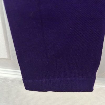 High Waisted Purple Knit Fashion Leggings NWT One Size Crystal Fashion