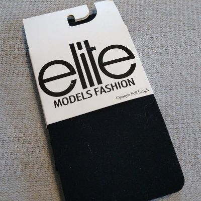 Elite Models Black Fashion Tights Stockings Pantyhose Black L/Tall