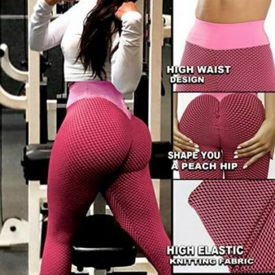 Women Anti-Cellulite Compression Push Up Yoga Pants Fitness Leggings Gym Tik Tok