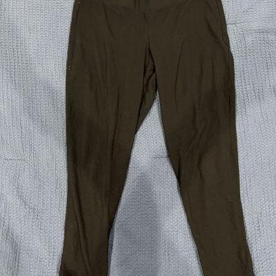 Women’s Size O Leggings Black With Back Of Legs Design Controles Stretch Torrid