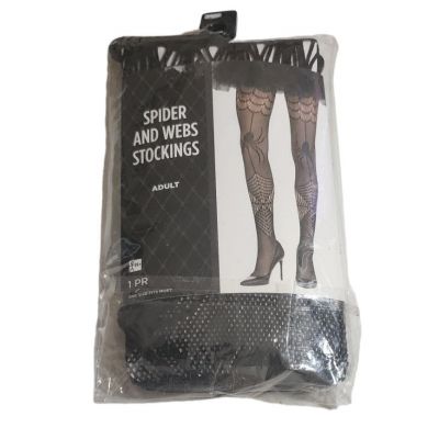 Amscan Spider and Webs Fishnet Stockings | Women Standard | 1 Pc.