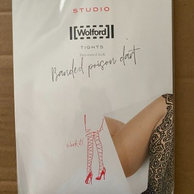 Wolford Banded Poison Dart Tights (Brand New)