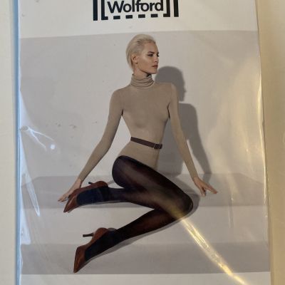 Wolford Emma Sz M Tights Stockings Black Ash New NIP  14430