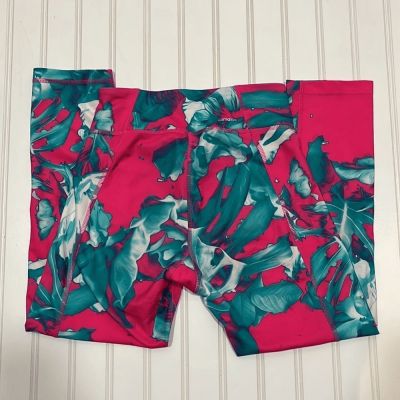 Adidas Climalite bright floral cropped leggings