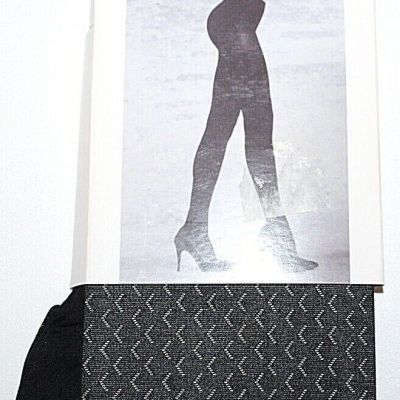 Attention Black Arrow Pattern Ladies Tights  1 Pair - Size S/M