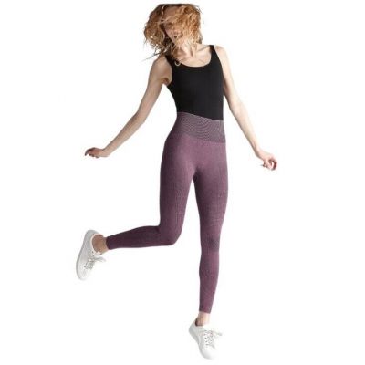 Yummie by Heather Thomson Washed Seamless Fashion Leggings Purple Size L/XL
