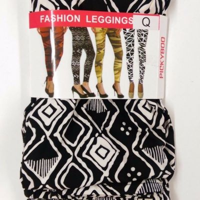 PickyBoo Stylish Printed Fashion Leggings New Size 2XL/3XL Queen PL-645
