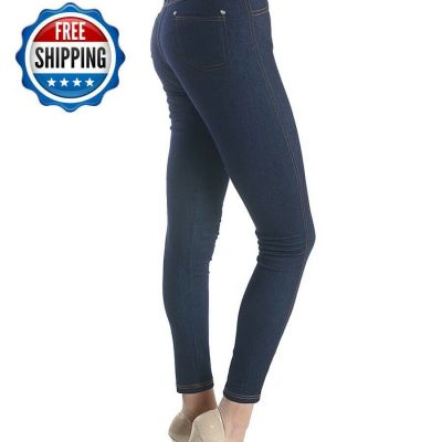 Jeans Jeggings Slimming Denim Look Leggings W/ Pockets Skinny Sexy Fashion Pants