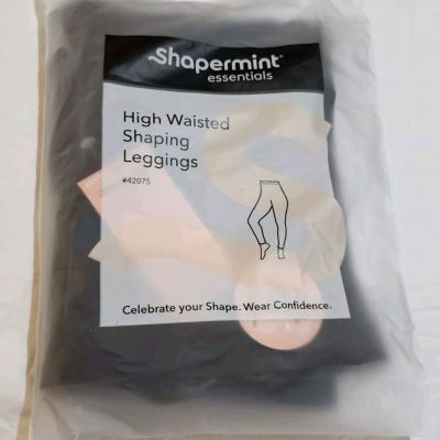 NWT Shapermint Empetua High-Waisted Shaping Leggings Black XL Layering Work-out