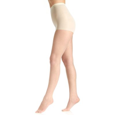 Berkshire ESF17185 Plus-Size Ultra Sheer Control Top Pantyhose, Ivory, 5X-6X