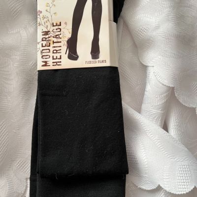 MODERN HERITAGE - SIZE LARGE/XL OPAQUE FLEECED TIGHTS FOR WOMAN