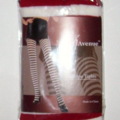 Stripe Tights Red White LEG AVENUE OSFM Costume Halloween Stockings Rag Doll