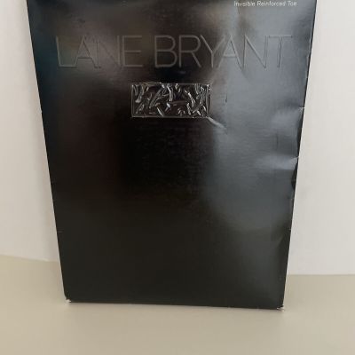 Lane Bryant Black Size A/B Hosiery NEW Invisible Reinforced Toe Daysheer