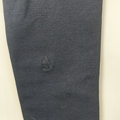 Plush Full Foot Fleece Lined Tights, Navy, Women's S/M