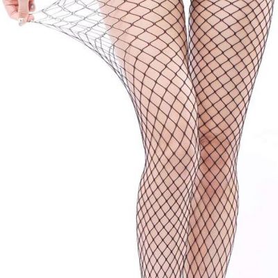 High Waist Fishnet Tights Thigh High Stockings Suspender Pantyhose Sexy Lingerie