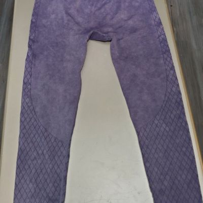 Mono b Leggings Stretch Fabric Purple Size XXL