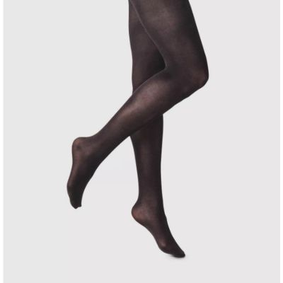 NWT A New Day Women's Black Opaque Tights 2 pair S/M