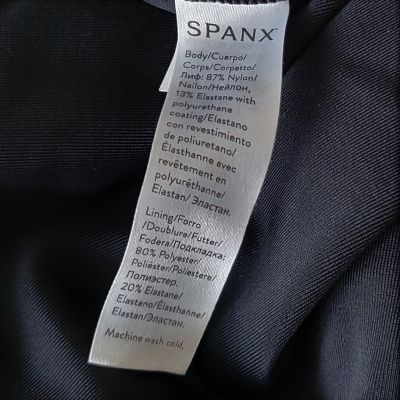 Spanx Moto Leggings Black Shiny Pants Stretch Inseam 27