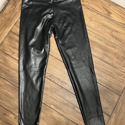 TSFUL Fashion Size L Faux Leather Leggings for Women - Black NEW!!!! With Tags!