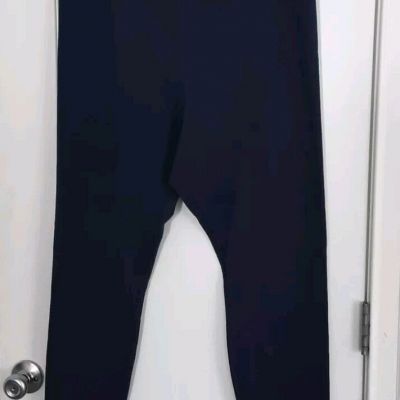 Simply Vera Vera Wang Plus Size High Rise Cozy Heavyweight Leggings Navy Size 2X