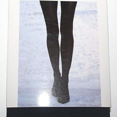 Attention Navy Opaque Control Top Tights  1 Pair  - Size M/L