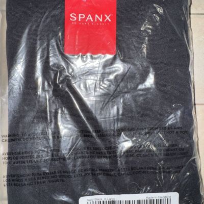 Spanx BY SARA BLAKELY Seamless Leggings Very Black Extra Large XL NEW FREE SP