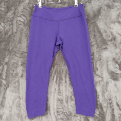 Beyond Yoga Womens Purple Stretch Capri Style Leggings Size Large*