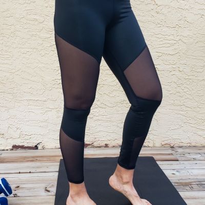 Sheer Onyx High-Waisted Leggings yoga pants see-through gym