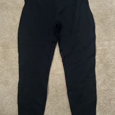Spanx Womens Leggings Black Size 1X Ponte Capri High Rise  Ankle Rayon Blend