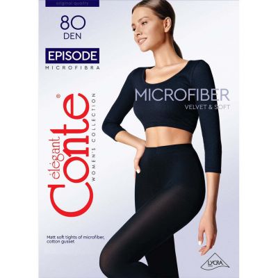 Conte Tights Episode 80 den - Thick Warm Durable Microfibre Women Pantyhose