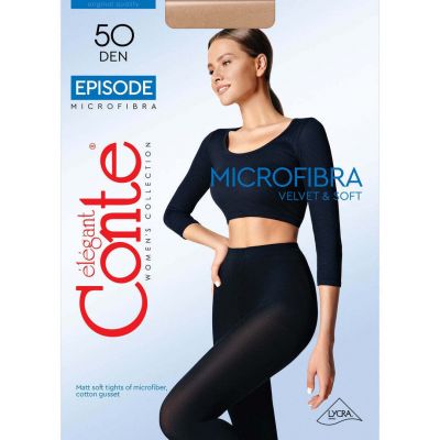 Conte Tights Episode 50 Den | Microfibre Matte Opaque Warm Women Pantyhose
