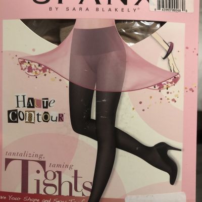 NEW Spanx Haute Contour Footless Tights Assets High Falutin Nude Size F