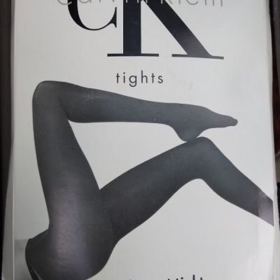 NEW Calvin Klein cK Fashion Retro Net Tights Nylon Fishnet BLACK Hose 948 Size 3