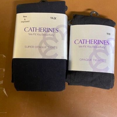 CATHERINES SUPER OPAQUE TIGHTS, SIZE 1X/2X, (ID#422212-410)