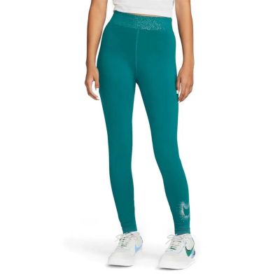 NWT Nike Women's Bright Spruce Stardust High-Waisted Leggings Sz Small