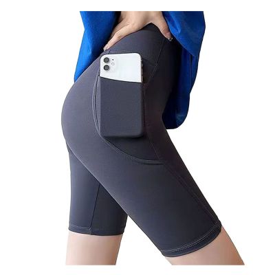 Yoga Pants Phone Pockets Workout Butt-lifted Sports Leggings Slim Fit