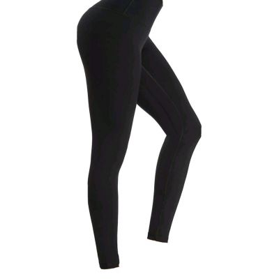 BEELU FASHION BOUTIQUE Women's High Waist Black Yoga Pants