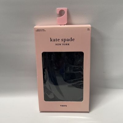 Kate Spade New York Women's Tights Black Shimmer Size M/L Medium Lrg $25 Retail