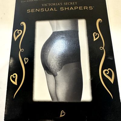 VTG VICTORIA'S  SECRET  SENSUAL SHAPERS SZ SMALL COLOR COCOA Stockings