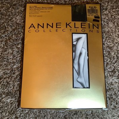 Anne Klein petit point pantyhose, color black navy, size: A