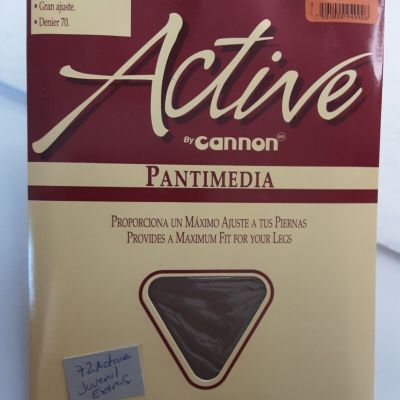 ACTIVE BY CANNON CONTROL TOP PANTYHOSE  JUVENIL EXT/GDE.                  [72