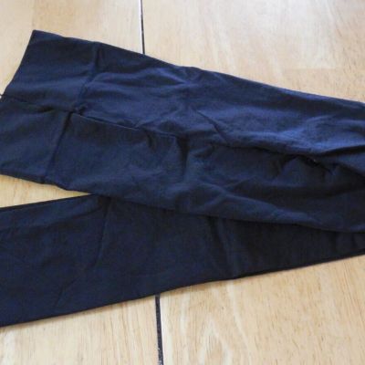 Leggs Sheer Energy Footless Tights Opaque Black Medium
