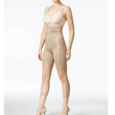 Spanx Super High Power Tummy Control Footless Capri 912 Nude Size A 9035