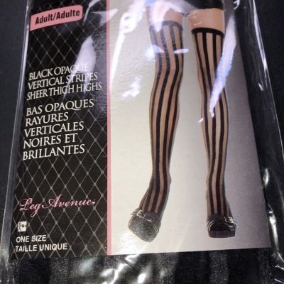 sheer thigh high stockings Vertical Strips