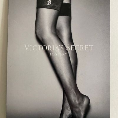Victoria's Secret VERY SEXY Crystal Stockings Thigh Highs Purple VS Shine Medium