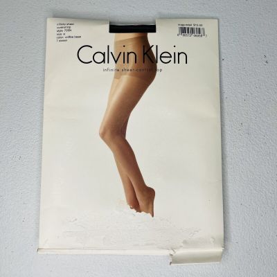 Calvin Klein Infinite Sheer Control Top Pantyhose Coffee Bean Size A 705N 1 Pair